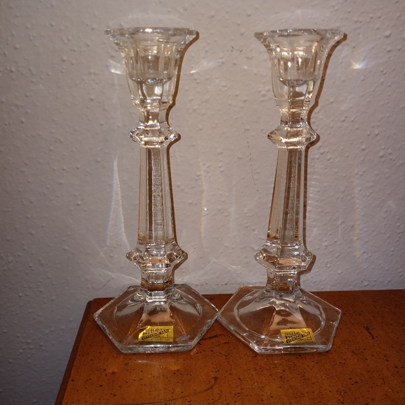 Vitrometan Crystal Candle Holders - Picture 3 of 13